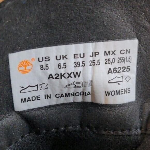 Timberland Kori Park 6" Cheetah Suede ReBOTL Lace Up Combat Boots Women 8.5 - Picture 9 of 11